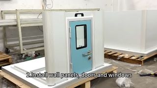 Installationsprozess des Reinraummodells Ⅰ