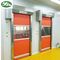 Automatischer Fracht-Luft-Duschtunnel mit rotem PVC-Rollen herauf schnelle Fensterladen-Tür