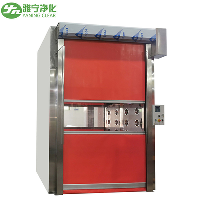 HEPA-Filter Cleanroom-Personal-Luft-Duschhochgeschwindigkeitspvc rollen oben Fensterladen-Tür
