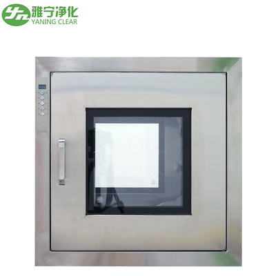 YANING ISO-Reinraum-Passbox Statische Passbox aus Edelstahl mit eingebetteter Tür