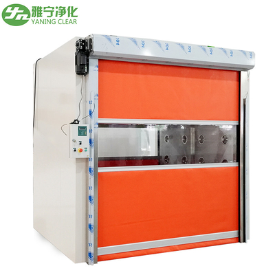 Ce Auto Tür Reinraum Luftdusche 2,6kw 380v PVC Schnellrollenläden Tür