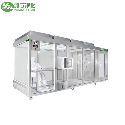 YANING GMP Standard ISO5 Modular Reinraum Weich und Hart Wand Reinraum Reinstand