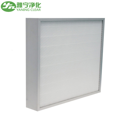 Aluminiumrahmen-kundenspezifische Luftfilter, Polyurethan versiegelten Filter H14 HEPA