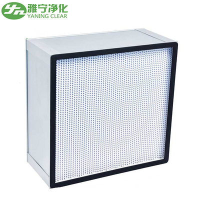 Plastikrahmen-Mini Deep Pleated Hepa Filter-Glasfaser-Medien-hohe Leistungsfähigkeits-Luftfilter