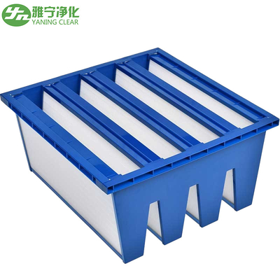 System HVAC AHU unter- Art Hepa-Luftfilter-W mit blauem Plastikrahmen