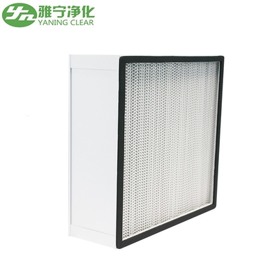 Panel Filter Konstruktion H13 Deep Pleat HEPA Filter mit Aluminiumrahmen