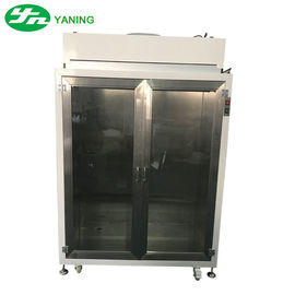 Pulverisieren Sie beschichtende blätterige Luftströmungs-Kleiderspeicher-Kabinett Cleanroom-Stahlgarderobe