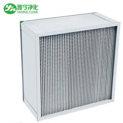 Tiefer Luftfilter H10 der Falten-HEPA - H14 galvanisierte Stahlrahmen für Reinraum