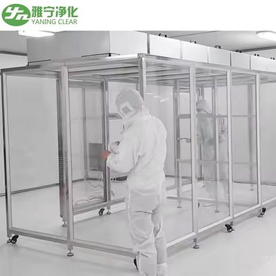 Anpassbarer Modular Cleanroom Booth mit Edelstahlrahmen und Acrylplatten