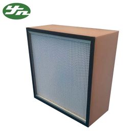 Holzrahmen tiefer gefalteter Hepa-Filterpapier-Trennzeichen 1500m ³ /h Luftvolumen für Reinraum