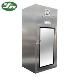 Fan-Filtrationseinheit Cleanroom-Durchlauf durch Kammern, Luft-Duschdurchlauf-Kasten-kaltes Stahlmaterial