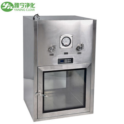 Edelstahl SUS304/201 Reinraum-Passbox mit elektrischer Verriegelung und anpassbaren Abmessungen