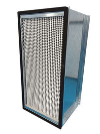 Galvanisierter Luftfilter 1000m ³ /h Luftvolumen des Stahlfeld-HEPA mit Aluminiumfolie Separater