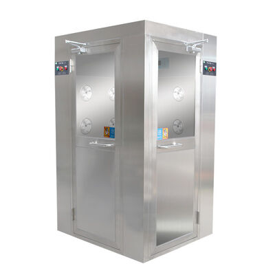YANING GMP Standard-Edelstahl-Grundplatte, Reinraum-Luftdusche mit einstellbarer Luftduschzeit