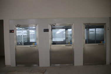 des Cleanroom-99s justierbare 27m/S Schlagseite SUS304 Luft-Duschdes tunnel-drei