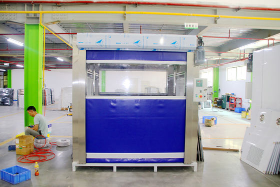 PVC-Rollen-industrielles Luft-Duschpulver, das innere Luft-Dusche der Fracht-SUS304 beschichtet
