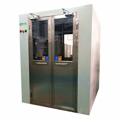 YANING-Pulver beschichtete Stahlfilter-Verriegelungs-luftdichte doppelte Tür-Luft-Duschkabine der Entstaubungs-1500W HEPA