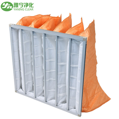 F5/M5 - F8/M8 Filterbeutelfilter mit mittleren Taschen für HVAC-Systeme nach Kundenwunsch
